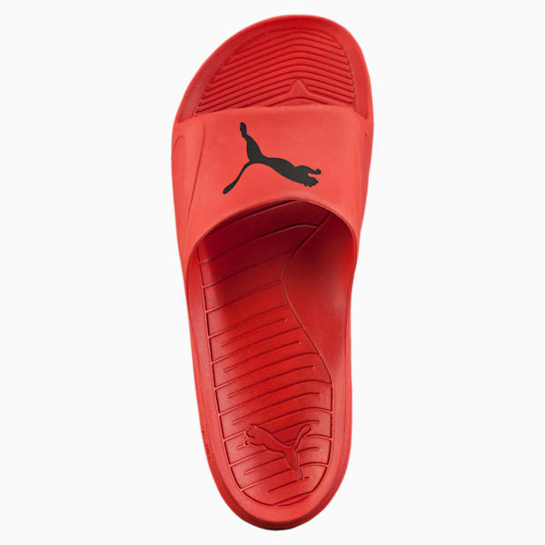 Divecat Unisex Slides, high risk red-black, extralarge-IND