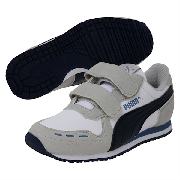 Cabana Racer IMEVA Kid's Shoes, Puma White-Peacoat, extralarge-IND
