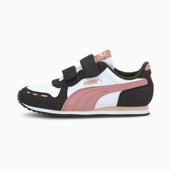 Cabana Racer SL AC Little Kids' Shoes, Puma White-Foxglove, extralarge