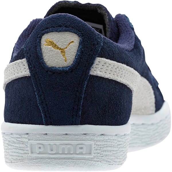 Suede Little Kids' Shoes, Peacoat-Puma Team Gold, extralarge