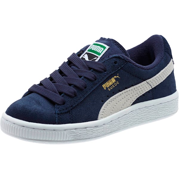 Puma suede kids gold sale