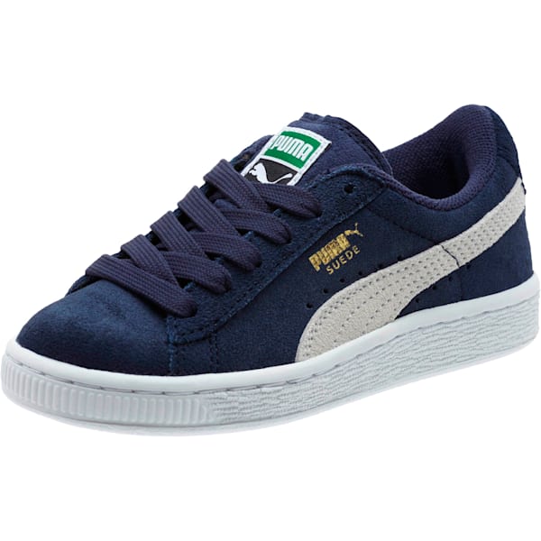 Suede Little Kids' Shoes, peacoat-Puma Team Gold, extralarge