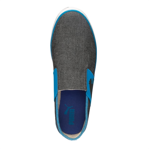 Lazy Slip On II Unisex Shoes, black-french blue, extralarge-IND