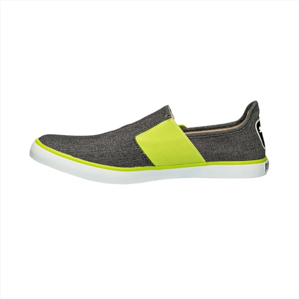 Lazy Slip On II DP Lightweight Casual Shoes, black-macaw green, extralarge-IND