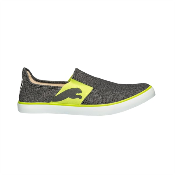 Lazy Slip On II DP Lightweight Casual Shoes, black-macaw green, extralarge-IND