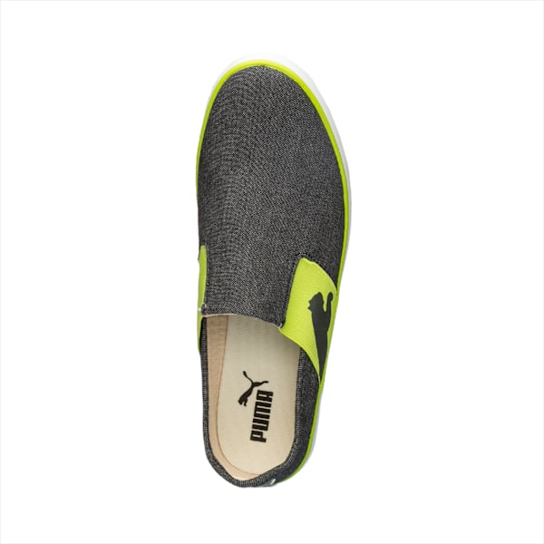 Lazy Slip On II DP Lightweight Casual Shoes, black-macaw green, extralarge-IND