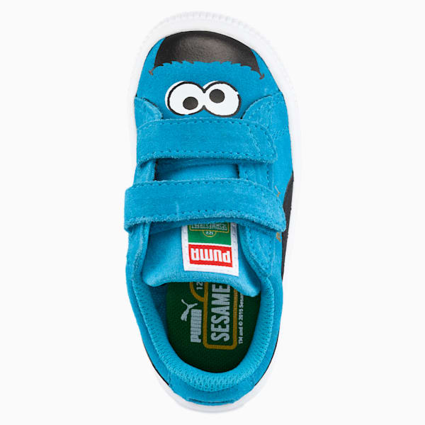 Suede Sesame Street Cookie Monster Baby Trainers PUMA