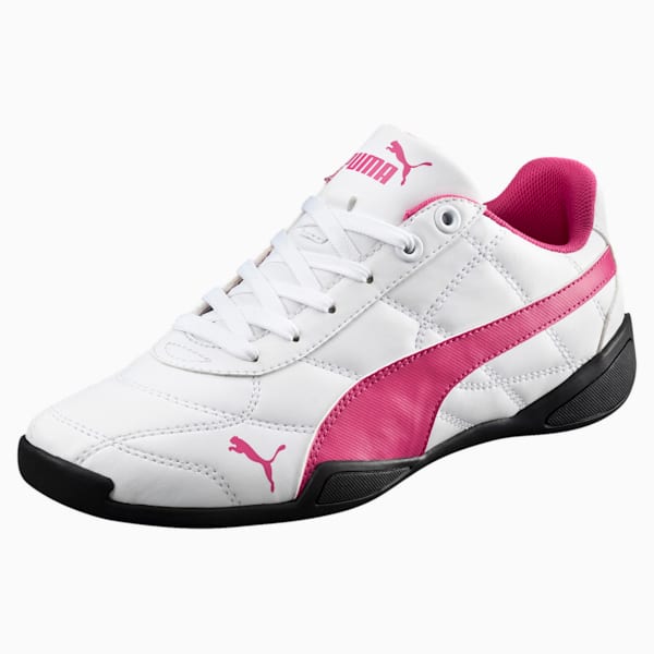 Tune Cat 3 Shoes JR, Puma White-Fuchsia Purple, extralarge