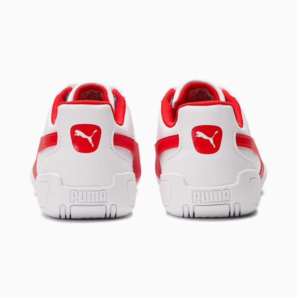 Tune Cat 3 Shoes JR, Puma White-Flame Scarlet, extralarge