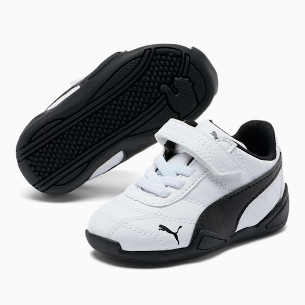 Tune Cat 3 Toddler Shoes, Puma White-Puma Black, extralarge