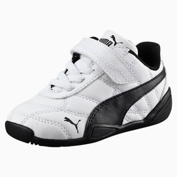 Tune Cat 3 Toddler Shoes, Puma White-Puma Black, extralarge