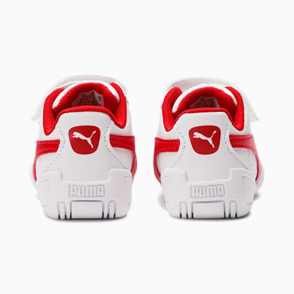 Tune Cat 3 Toddler Shoes, Puma White-Flame Scarlet, extralarge