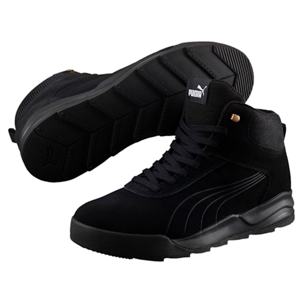 Desierto Trainer High Tops, Puma Black-Puma Black, extralarge-IND