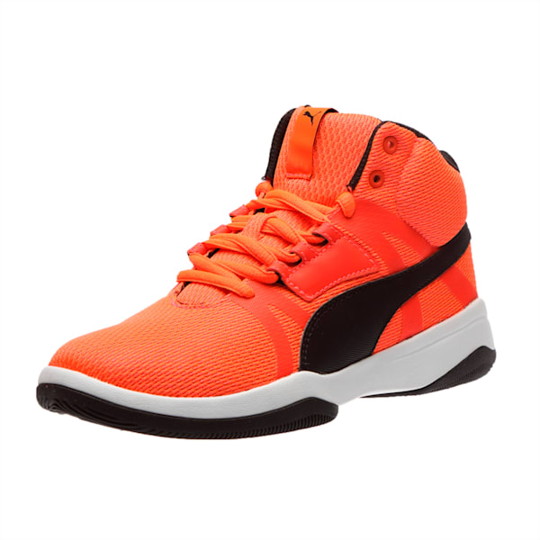 Rebound Street Evo Jr. Kids' High Tops, Red Blast-Puma Black, extralarge-IND