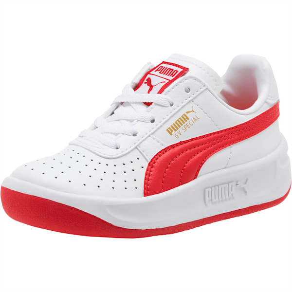 GV Special Little Kids' Shoes, Puma White-Ribbon Red, extralarge
