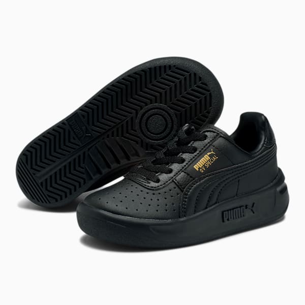 GV Special Little Kids' Shoes, Puma Black-Puma Team Gold, extralarge