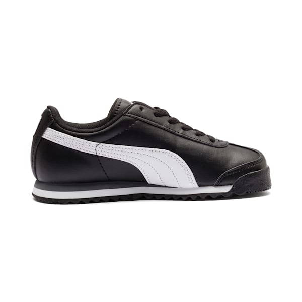 Roma Basic Little Kids' Shoes, Puma Black-Puma White-Puma Silver, extralarge