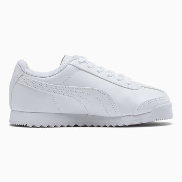 Tenis para niños Roma Basic PS, Puma White-Gray Violet, extralarge