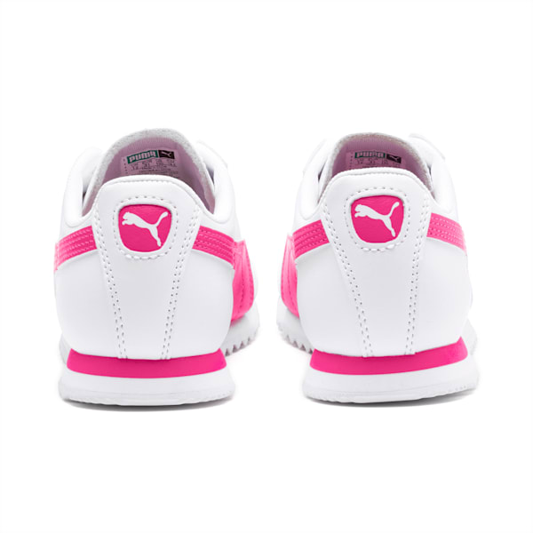 Roma Basic Little Kids' Shoes, Puma White-Fuchsia Purple, extralarge