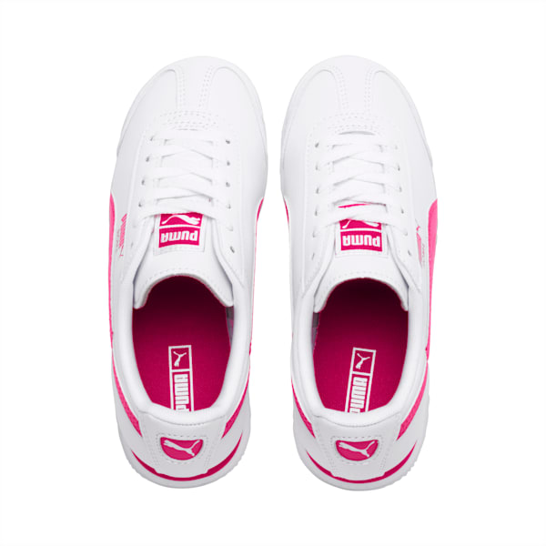 Roma Basic Little Kids' Shoes, Puma White-Fuchsia Purple, extralarge