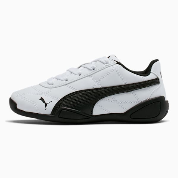 Tune Cat 3 Little Kids' Shoes, Puma White-Puma Black, extralarge