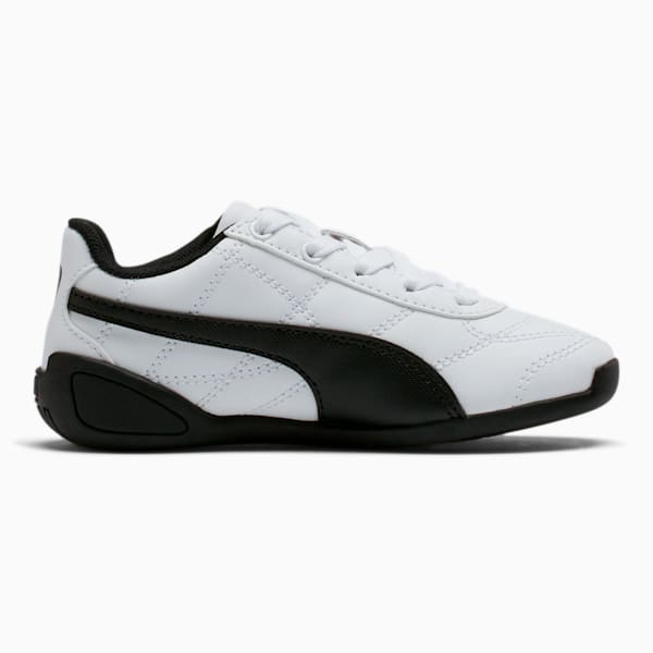 Tune Cat 3 Little Kids' Shoes, Puma White-Puma Black, extralarge