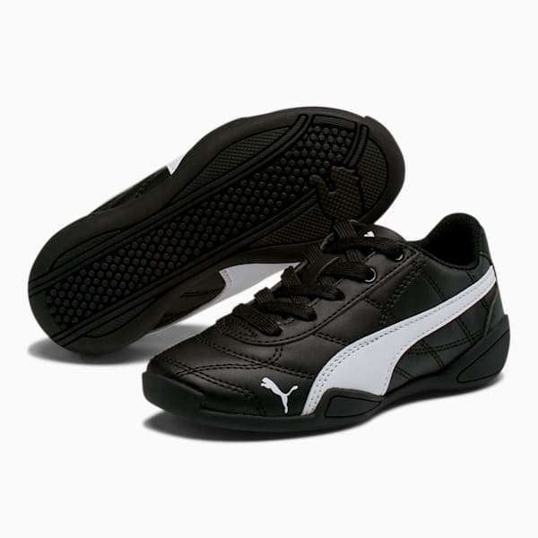 Tune Cat 3 Little Kids' Shoes, Puma Black-Puma White, extralarge