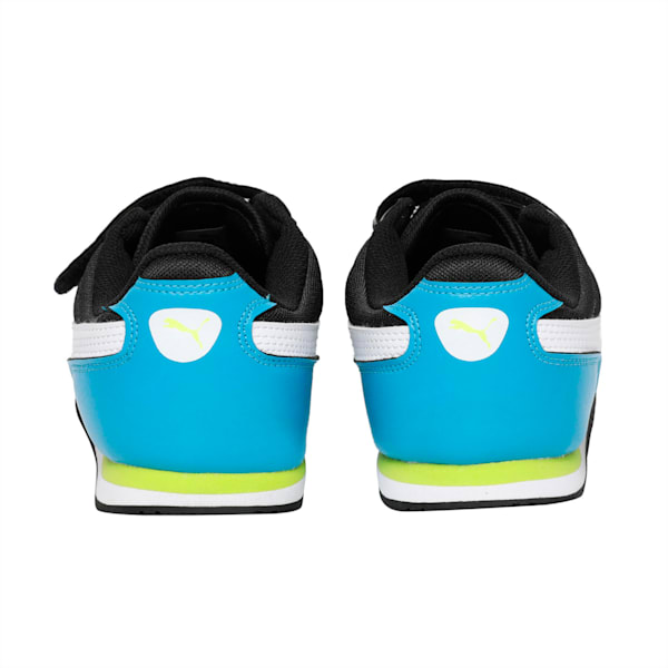 Cabana Racer Mesh V Jr DP, Puma Black-BLUE DANUBE-Safety Yellow, extralarge-IND