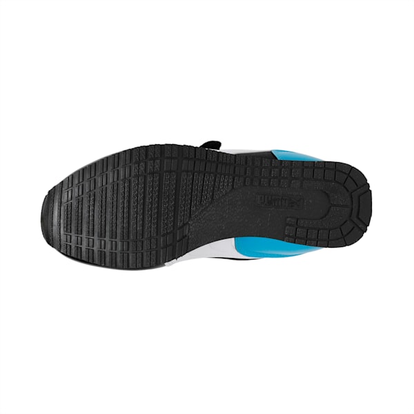 Cabana Racer Mesh V Jr DP, Puma Black-BLUE DANUBE-Safety Yellow, extralarge-IND