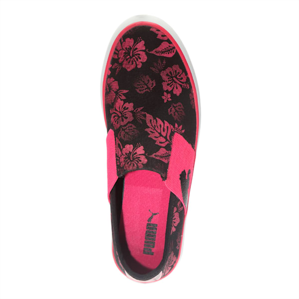 NU Ballet Women's Sneakers, Puma Black-Fuchsia Purple, extralarge-IND
