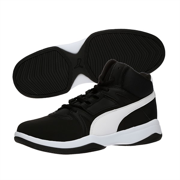 Rebound Street Evo SL High Tops, Puma Black-Puma White, extralarge-IND