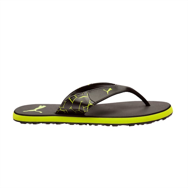 Winglet II DP Sandals, Puma Black-Limepunch, extralarge-IND