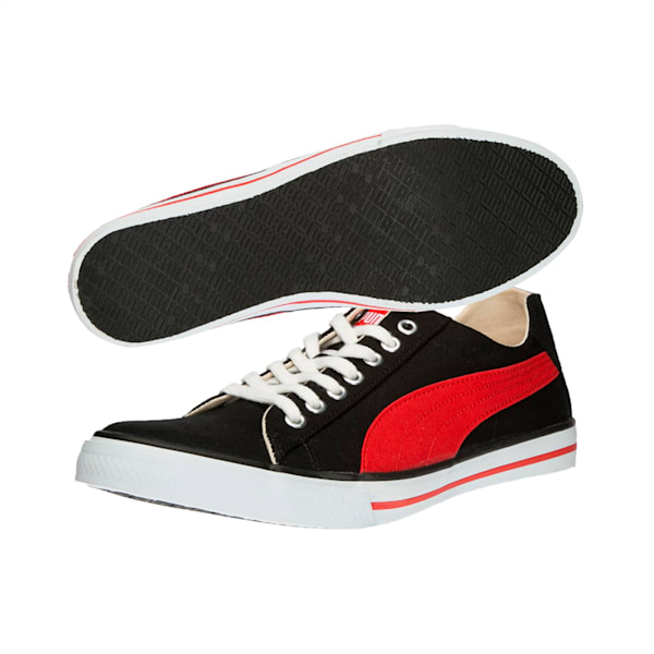 Hip Hop 5 Unisex Sneakers, black-high risk red, extralarge-IND