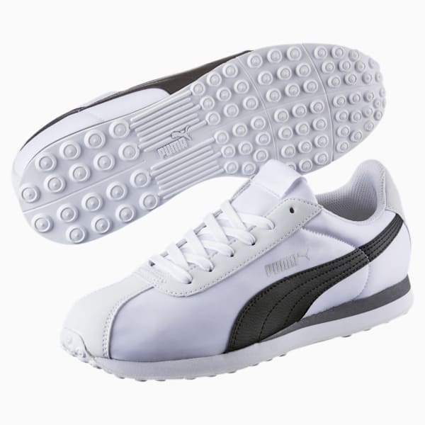 Turin NL Shoes, Puma White-Puma Black, extralarge-IND