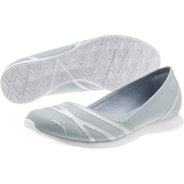 PUMA Vega Ballet Women's SL Shoes, Quarry-Puma Silver, extralarge