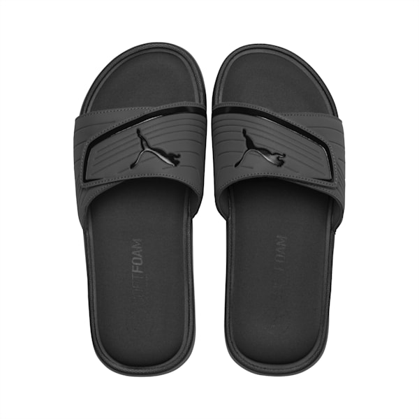 Starcat SoftFoam Unisex Slides, Iron Gate-Puma Black, extralarge-IND