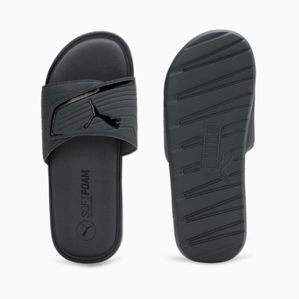 Starcat SoftFoam Unisex Slides, Iron Gate-Puma Black, extralarge-IND