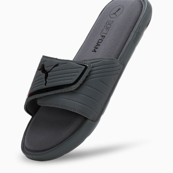 Starcat SoftFoam Unisex Slides, Iron Gate-Puma Black, extralarge-IND