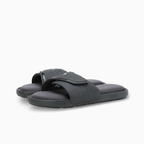 Starcat SoftFoam Unisex Slides, Iron Gate-Puma Black, extralarge-IND