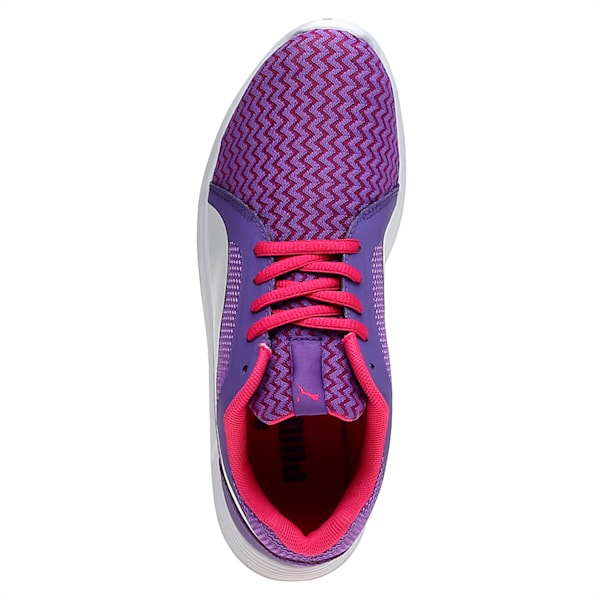 ST Trainer Evo Techtribe Jr, Beetroot Purple-Puma White, extralarge-IND