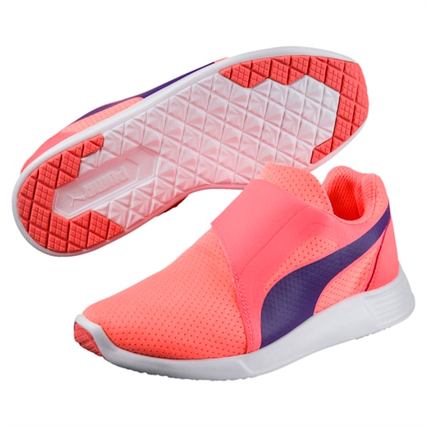 ST Trainer Evo AC Kids' Shoes, Nrgy Peach-Prism Violet, extralarge-IND