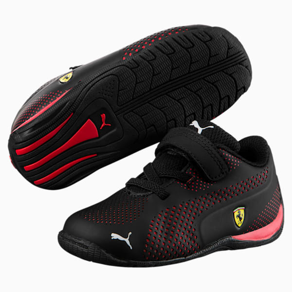 Scuderia Ferrari Drift Cat 5 Ultra Toddler Shoes, Puma Black-Rosso Corsa, extralarge