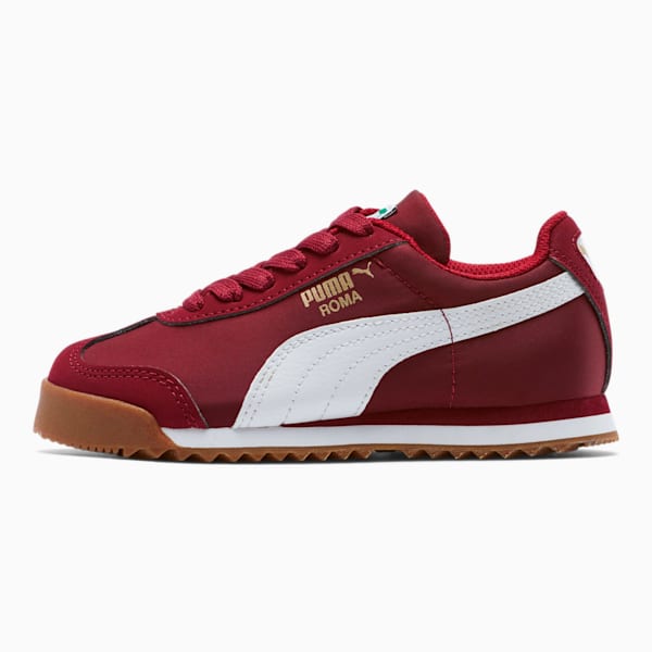 Tenis Roma Basic Summer para Niños, Rhubarb-Puma White, extralarge