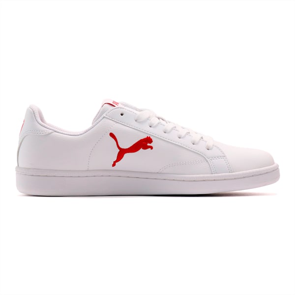 ユニセックス プーマ スマッシュ キャット L スニーカー, Puma White-Barbados Cherry, extralarge-JPN