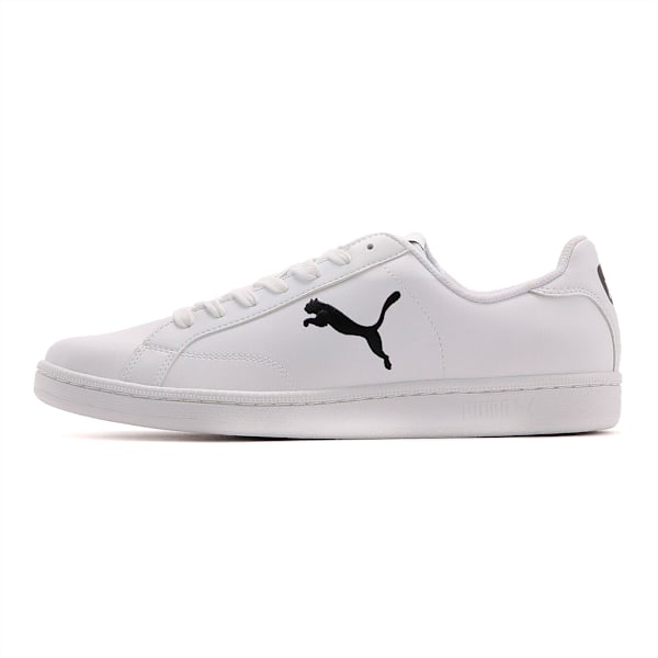 ユニセックス プーマ スマッシュ キャット L スニーカー, Puma White-Puma Black, extralarge-JPN