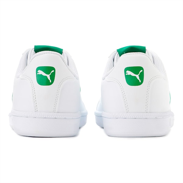 ユニセックス プーマ スマッシュ キャット L スニーカー, Puma White-Verdant Green, extralarge-JPN