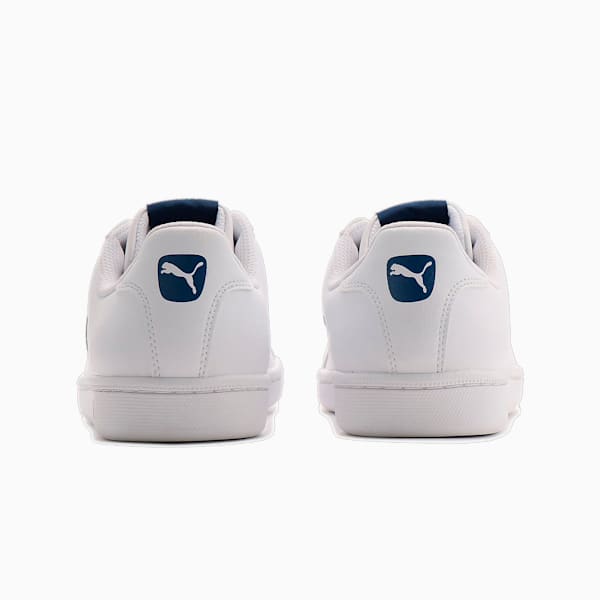 ユニセックス プーマ スマッシュ キャット L スニーカー, Puma White-Blue Depths, extralarge-JPN