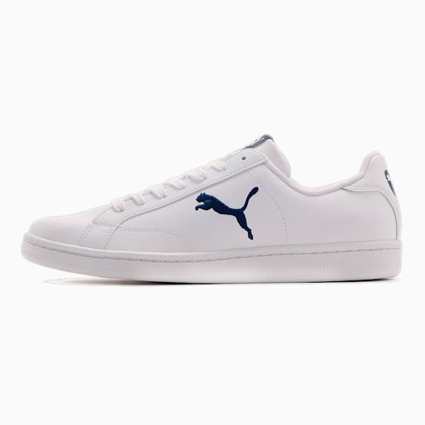 ユニセックス プーマ スマッシュ キャット L スニーカー, Puma White-Blue Depths, extralarge-JPN