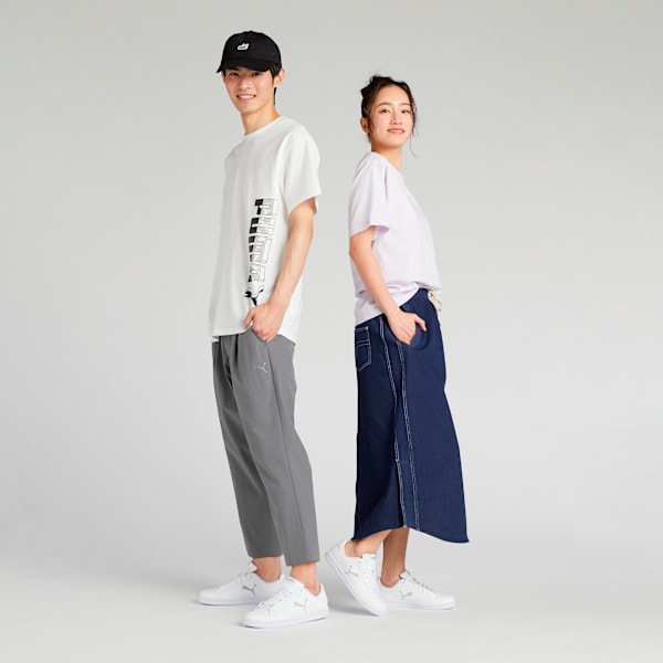 ユニセックス プーマ スマッシュ キャット L スニーカー, Puma White-Puma Silver, extralarge-JPN