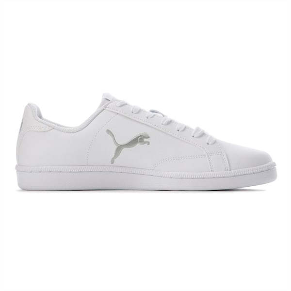 ユニセックス プーマ スマッシュ キャット L スニーカー, Puma White-Puma Silver, extralarge-JPN